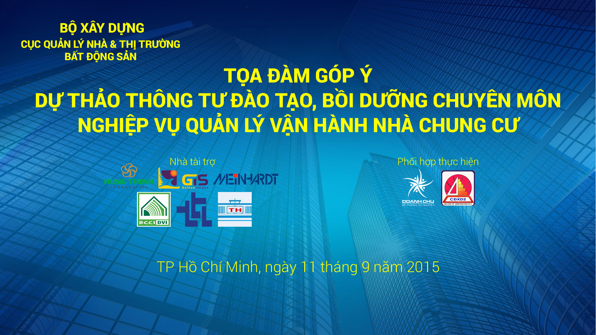 kiến thức về quản lý vận hành nhà chung cư